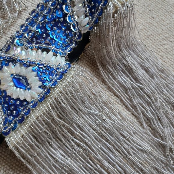 Exclusive Professional Custom-Made Bra and Belt Set for Belly Dance - Picture 3 of 9